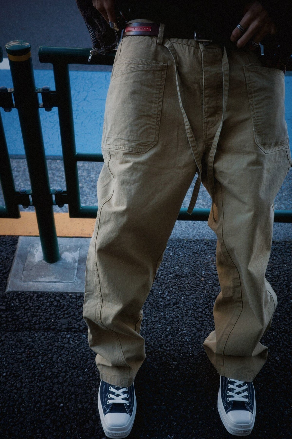 HIH ROTATED SEAM PANTS / TAN - image 4