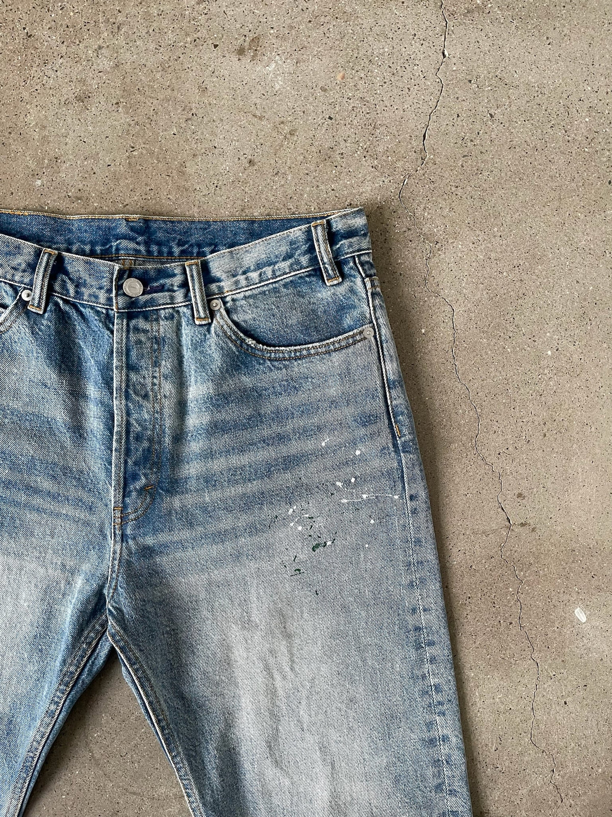 HIH WASHED DENIM PANTS / INDIGO - image 3