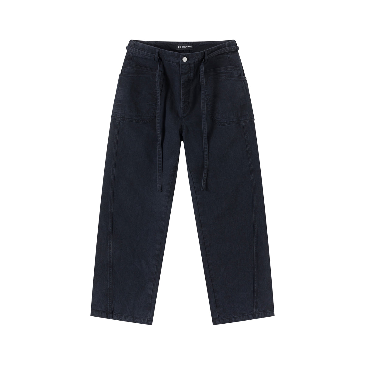 HIH ROTATED SEAM PANTS / BLACK - image 1
