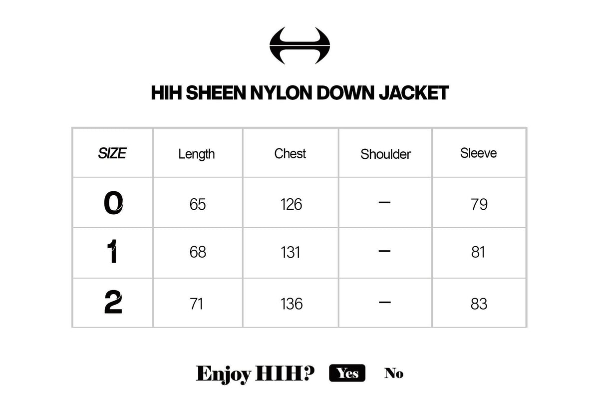 HIH SHEEN NYLON DOWN JACKET / BLACK - image 5