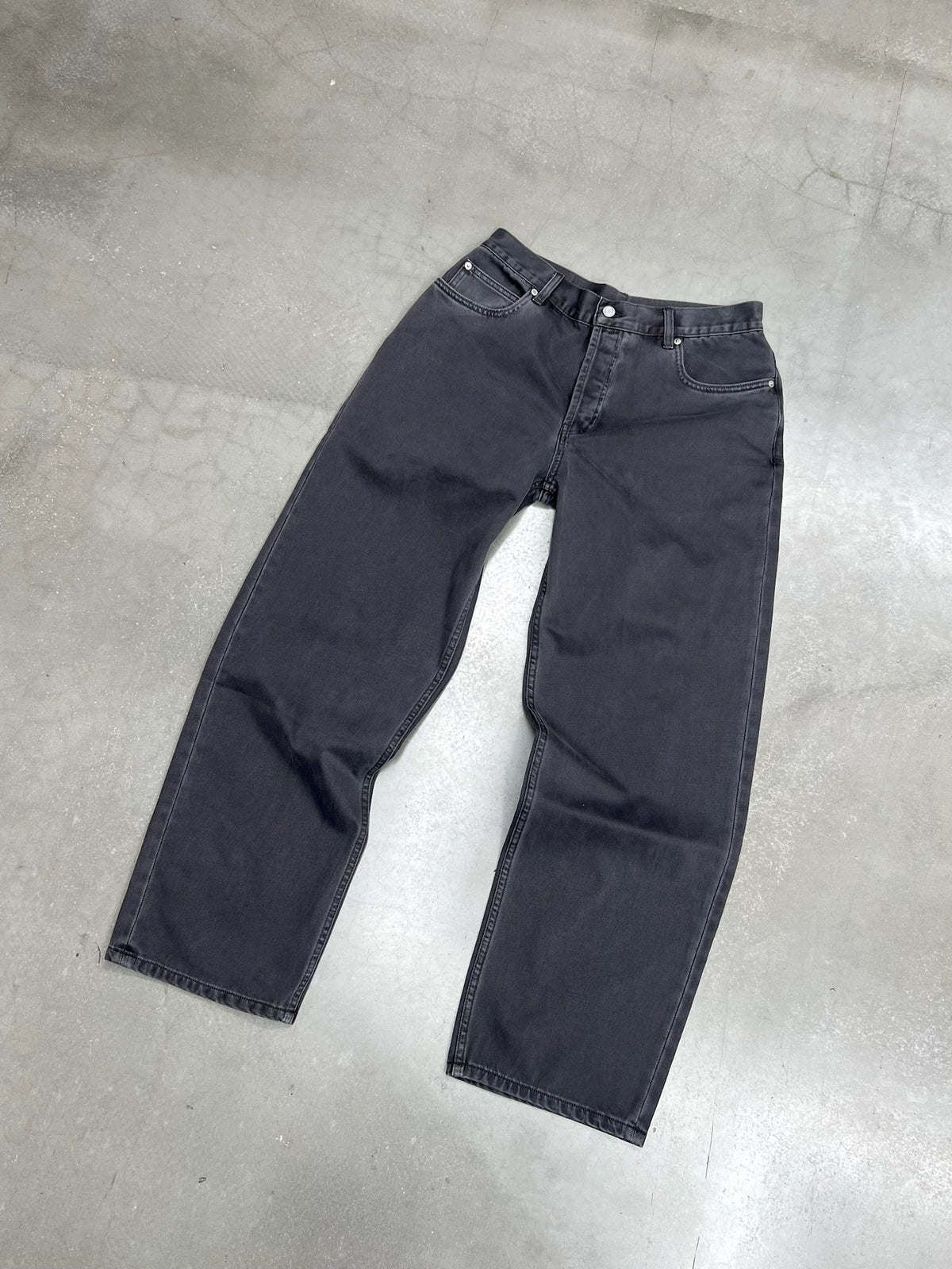 HIH ASH GREY DENIM PANTS / GREY - image 3