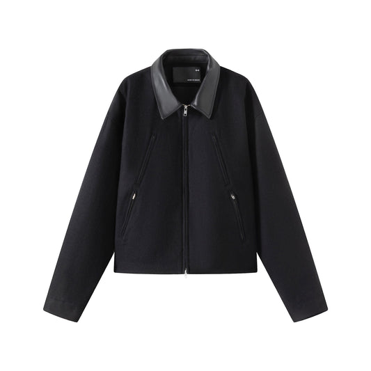 HIH 4 POCKET WOOL JACKET / BLACK - image 1