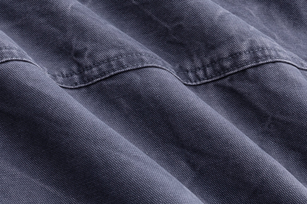 HIH WASHED WORK SHORTS / BLUE - image 3