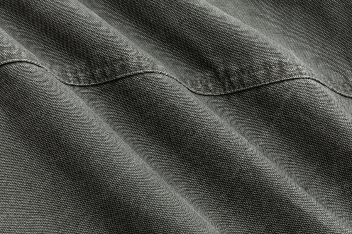 HIH WASHED WORK SHORTS / GREEN - image 3