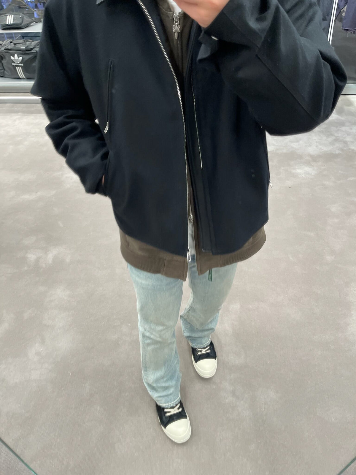 HIH 4 POCKET WOOL JACKET / BLACK - image 6