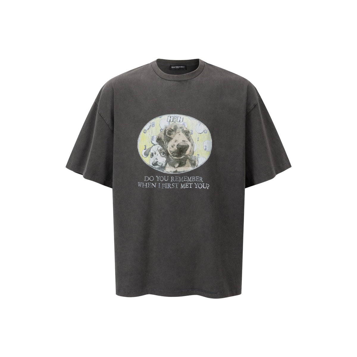 FADED MOTIF TEE / DACHSHUND