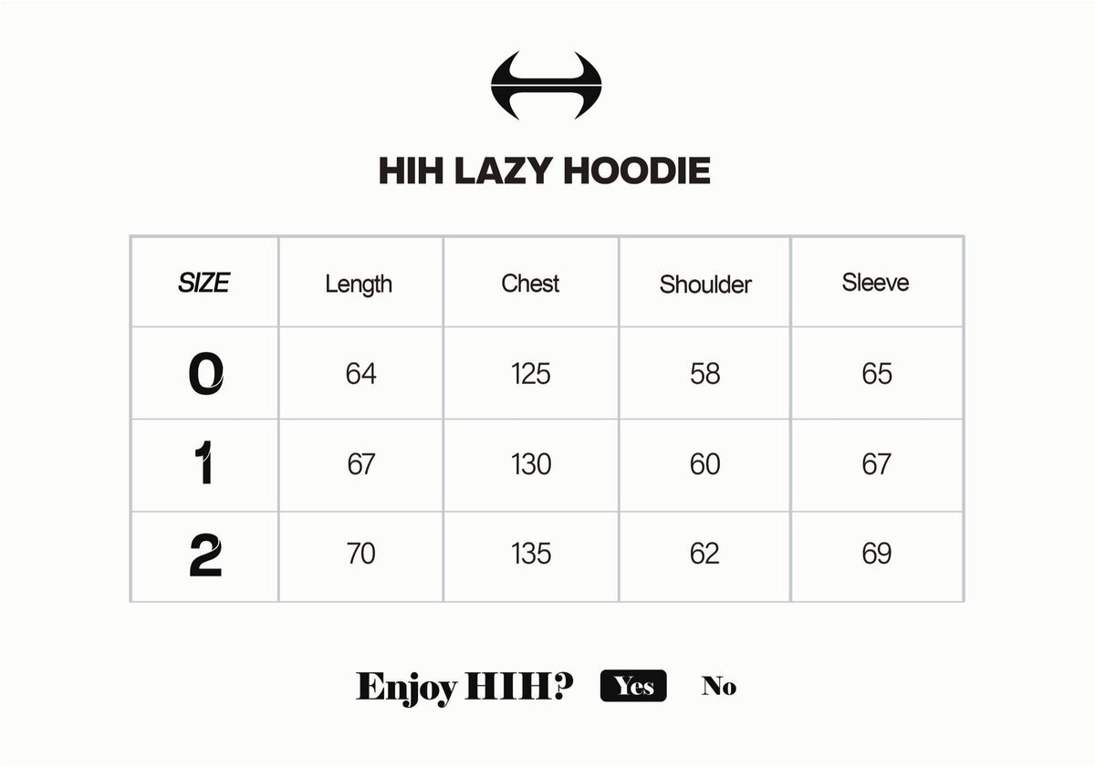 HIH LAZY HOODIE / BLACK - image 4
