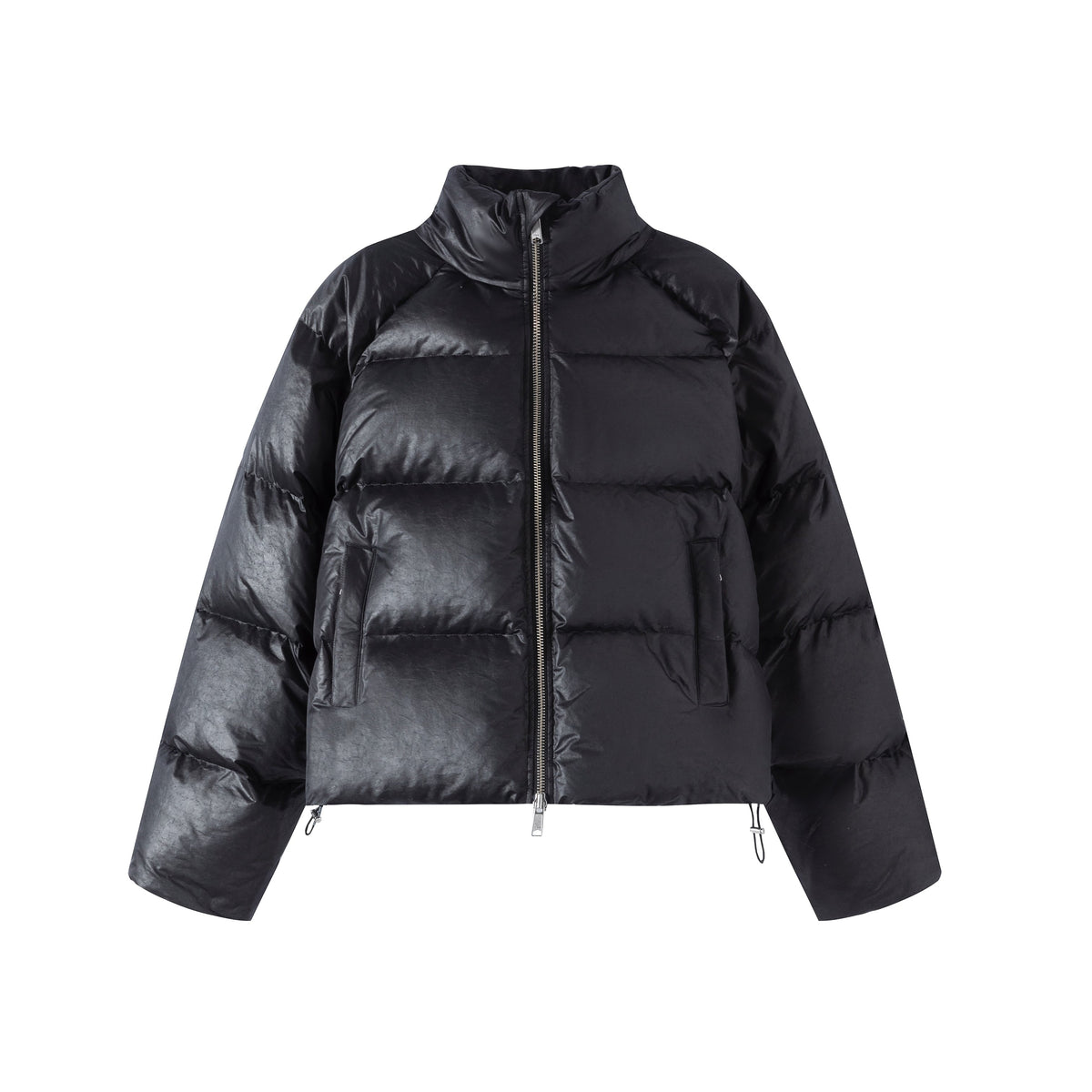 HIH SHEEN NYLON DOWN JACKET / BLACK - image 1