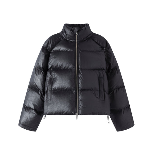 HIH SHEEN NYLON DOWN JACKET / BLACK - image 1