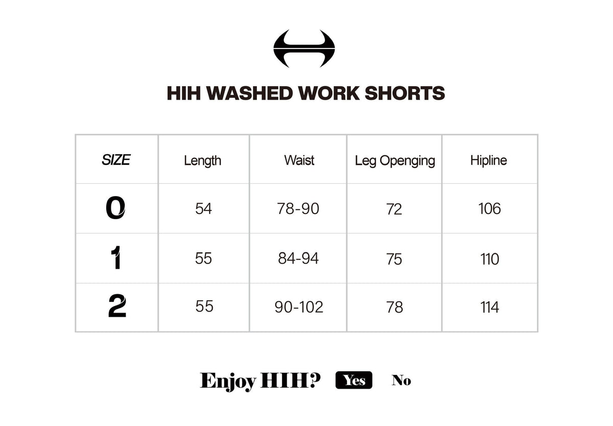 HIH WASHED WORK SHORTS / BLUE - image 4