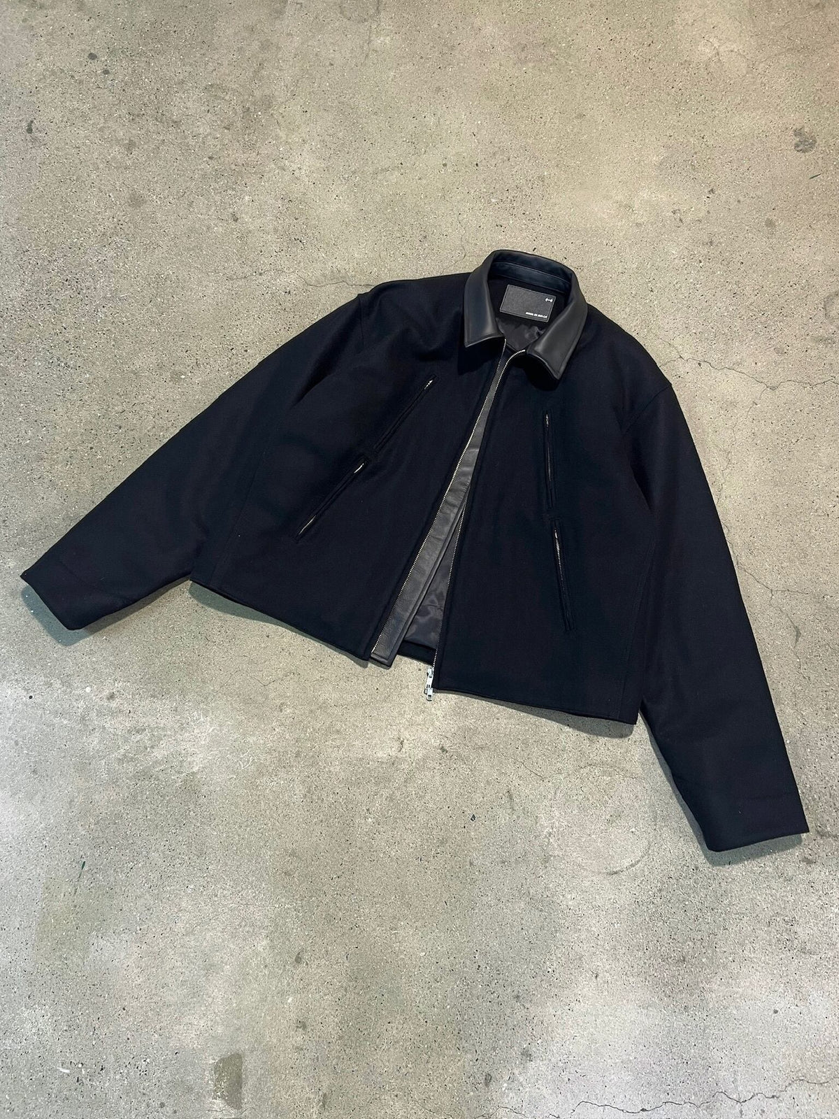 HIH 4 POCKET WOOL JACKET / BLACK - image 5