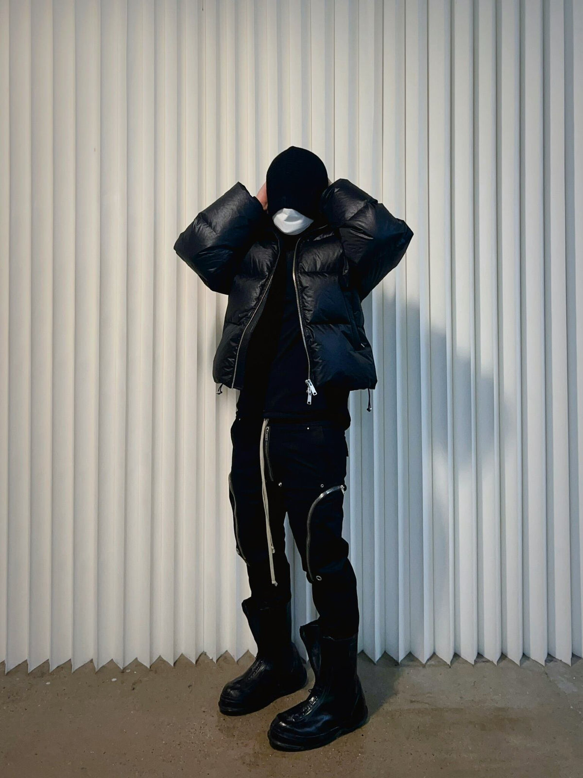 HIH SHEEN NYLON DOWN JACKET / BLACK - image 6