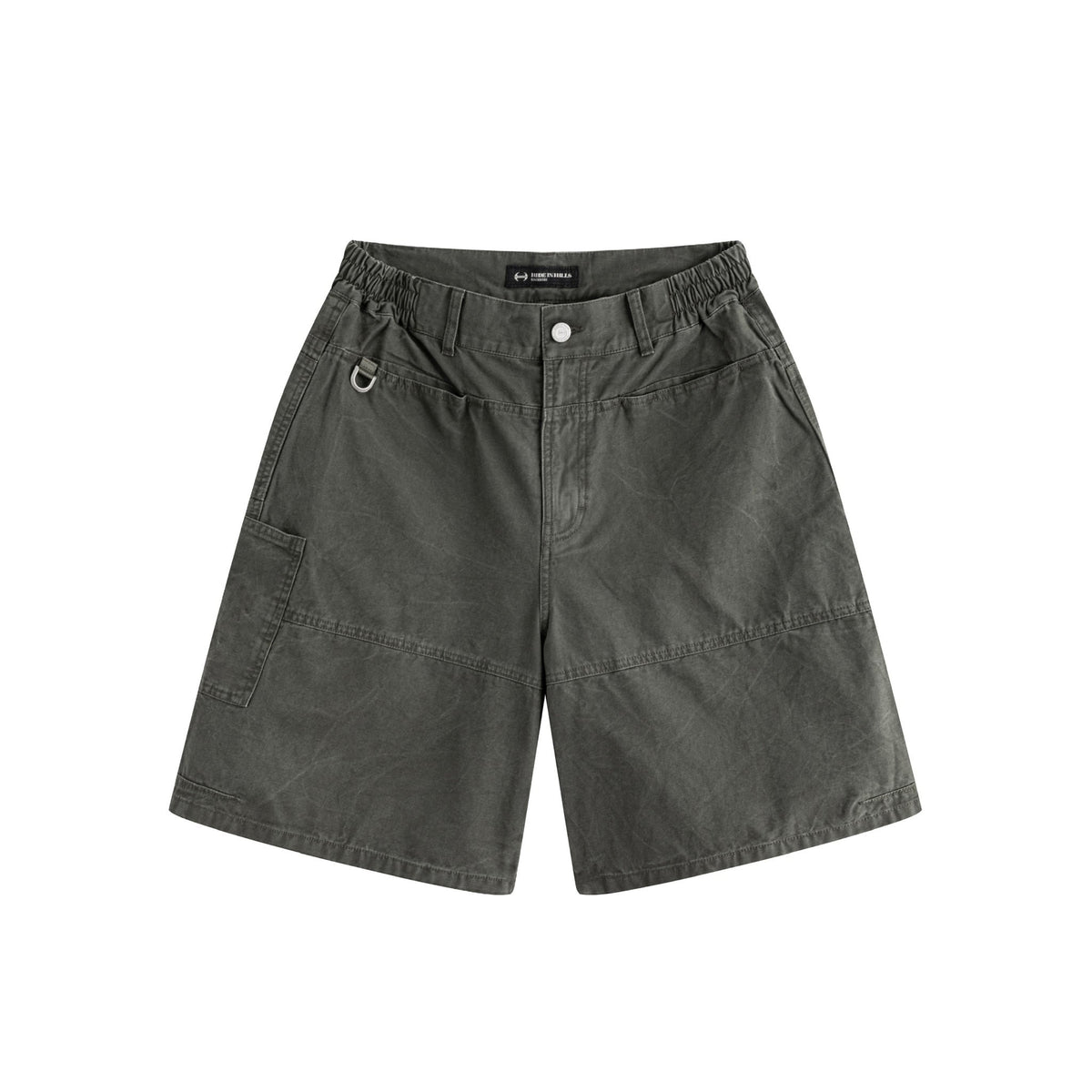 HIH WASHED WORK SHORTS / GREEN - image 1