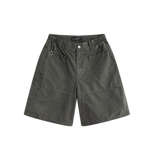 HIH WASHED WORK SHORTS / GREEN - image 1