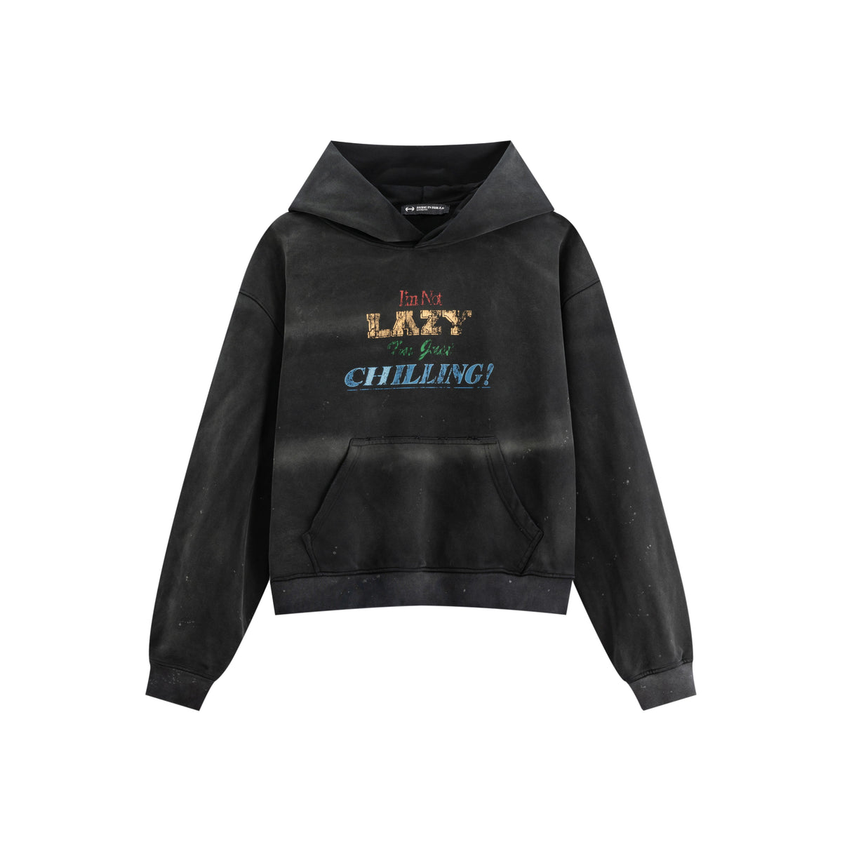 HIH LAZY HOODIE / BLACK - image 1