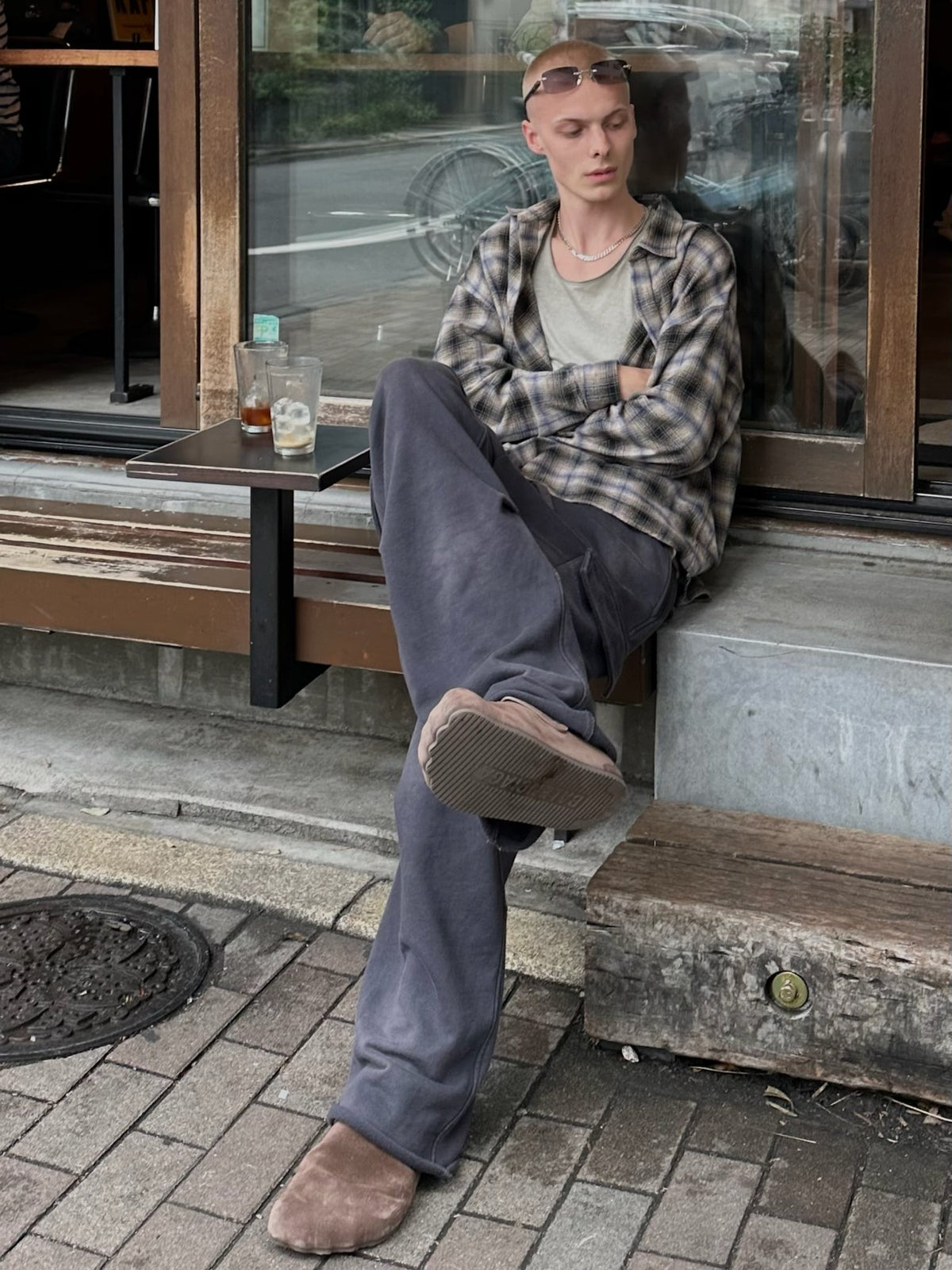 HIH CARGO SWEATPANTS / INK - image 7